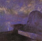 Edvard Munch By night oil on canvas